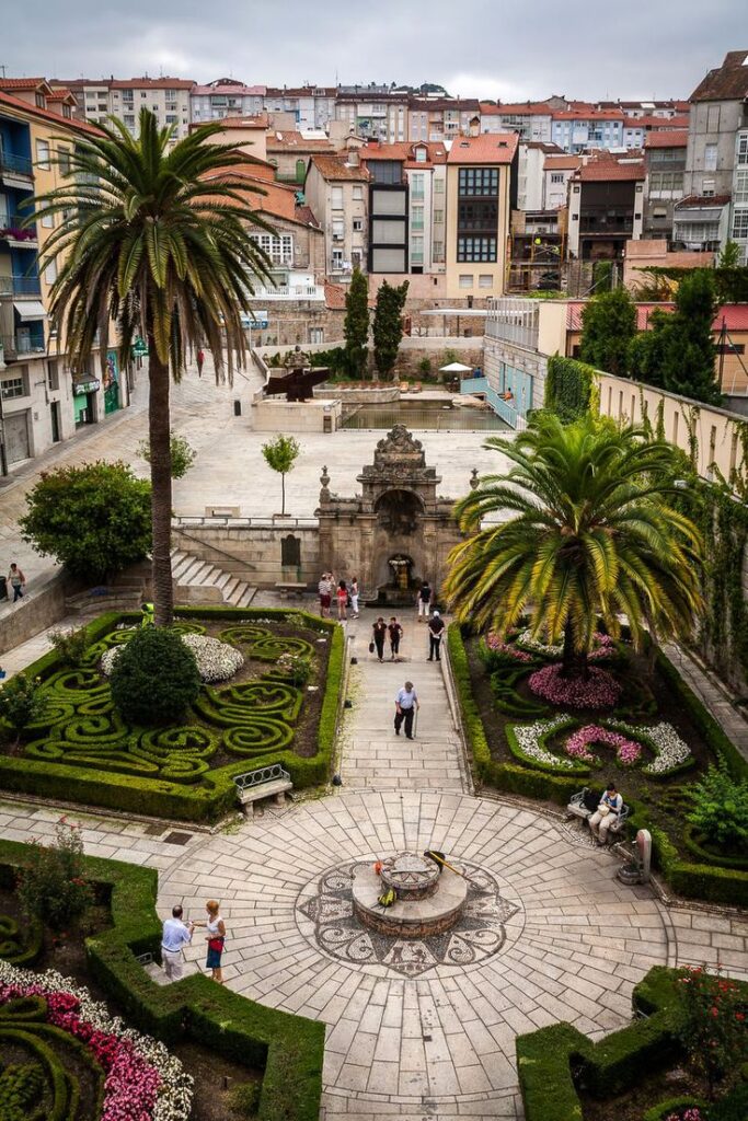 As Burgas located in Ourense