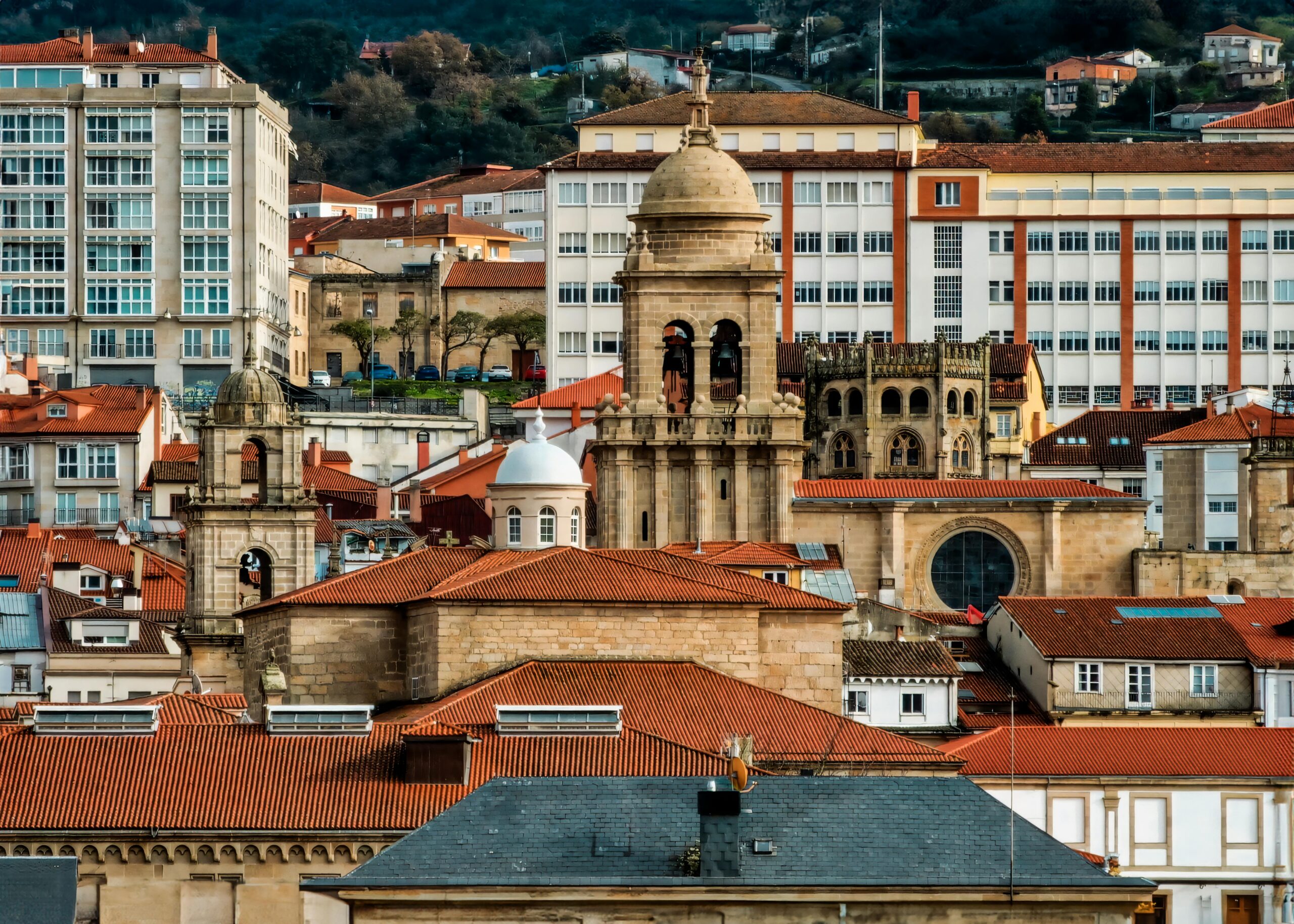 Ourense skyline
